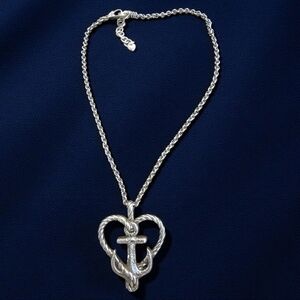Brighton Anchored In Love Necklace NWT Vintage